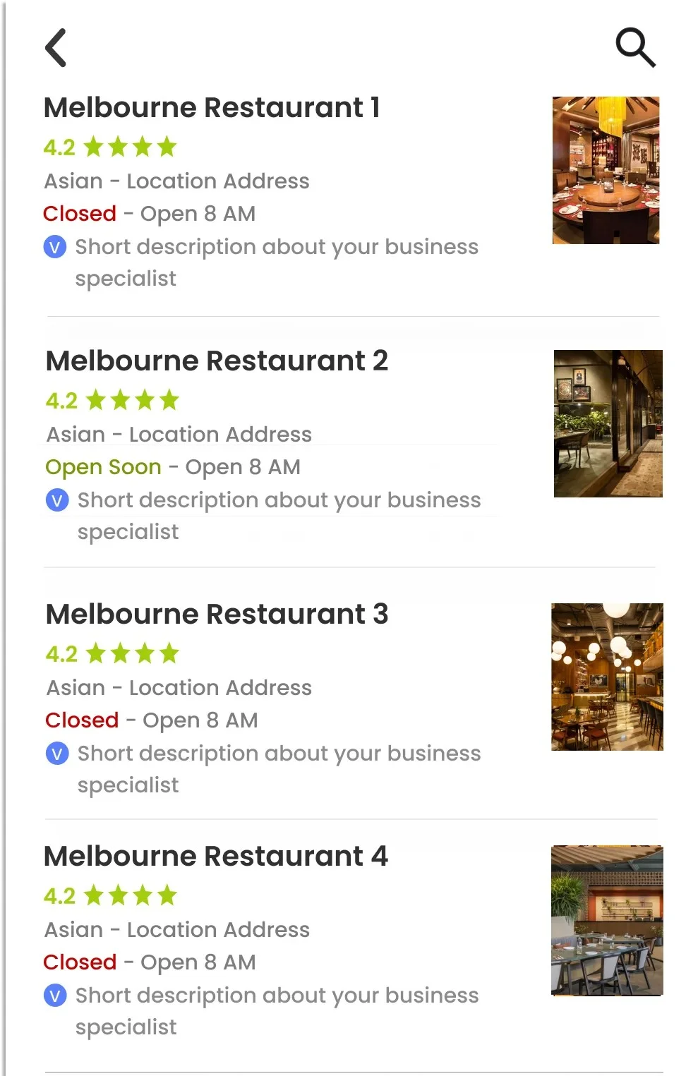 SEO Melbourne Restaurant